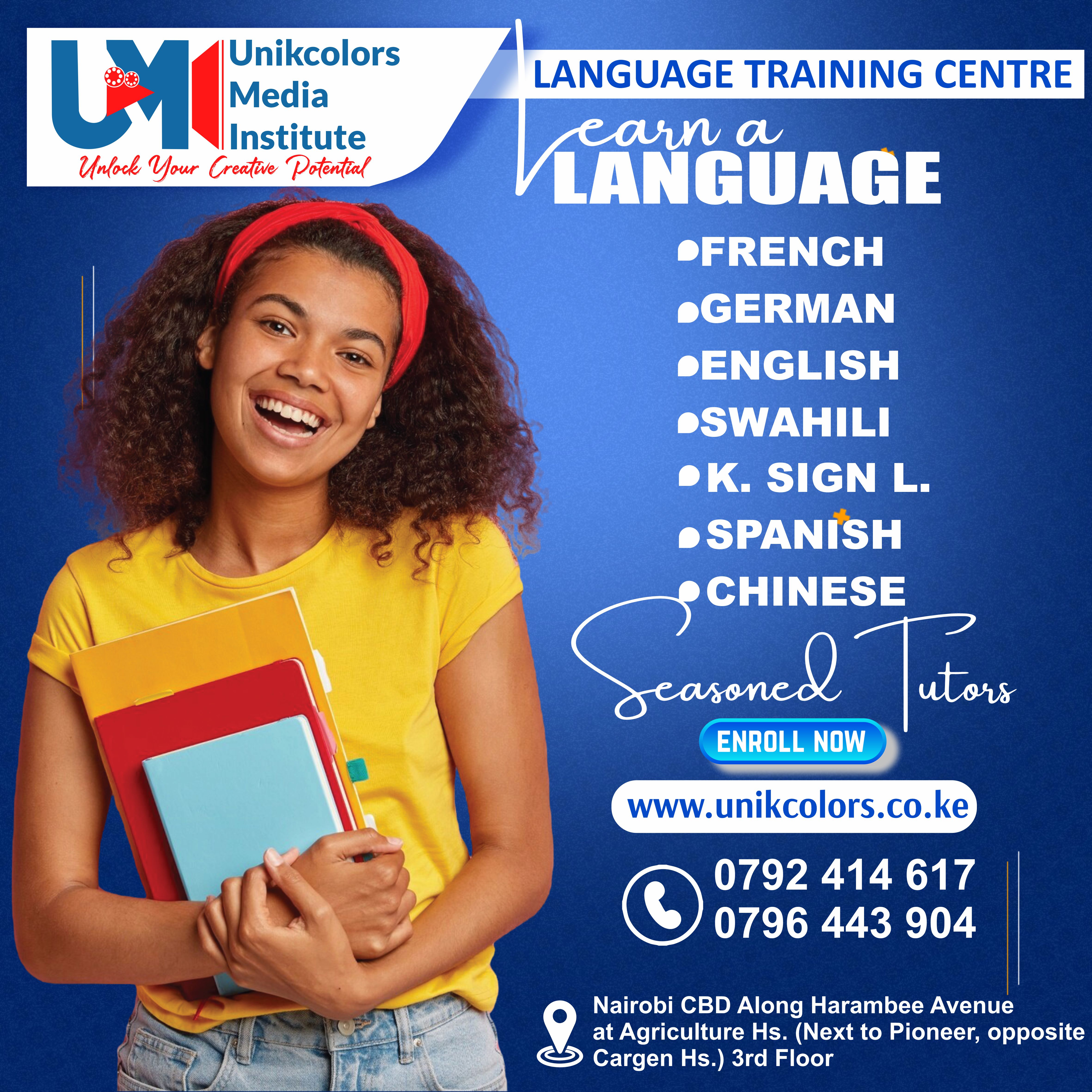 LANGUAGE TRAINING CENTRE - GERMAN | ENGLISH | FRENCH | CHINESE | SPANISH | SWAHILI | KENYA SIGN LANG